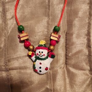 Snowman Necklace, Last Call $9